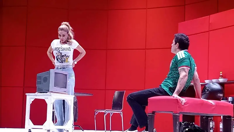 Ninel Conde y Yahir arrancaron decenas de carcajadas en los presentes.